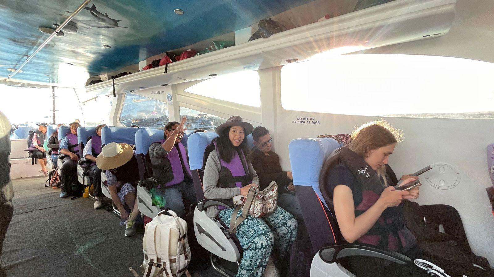 galapagos ferry ride