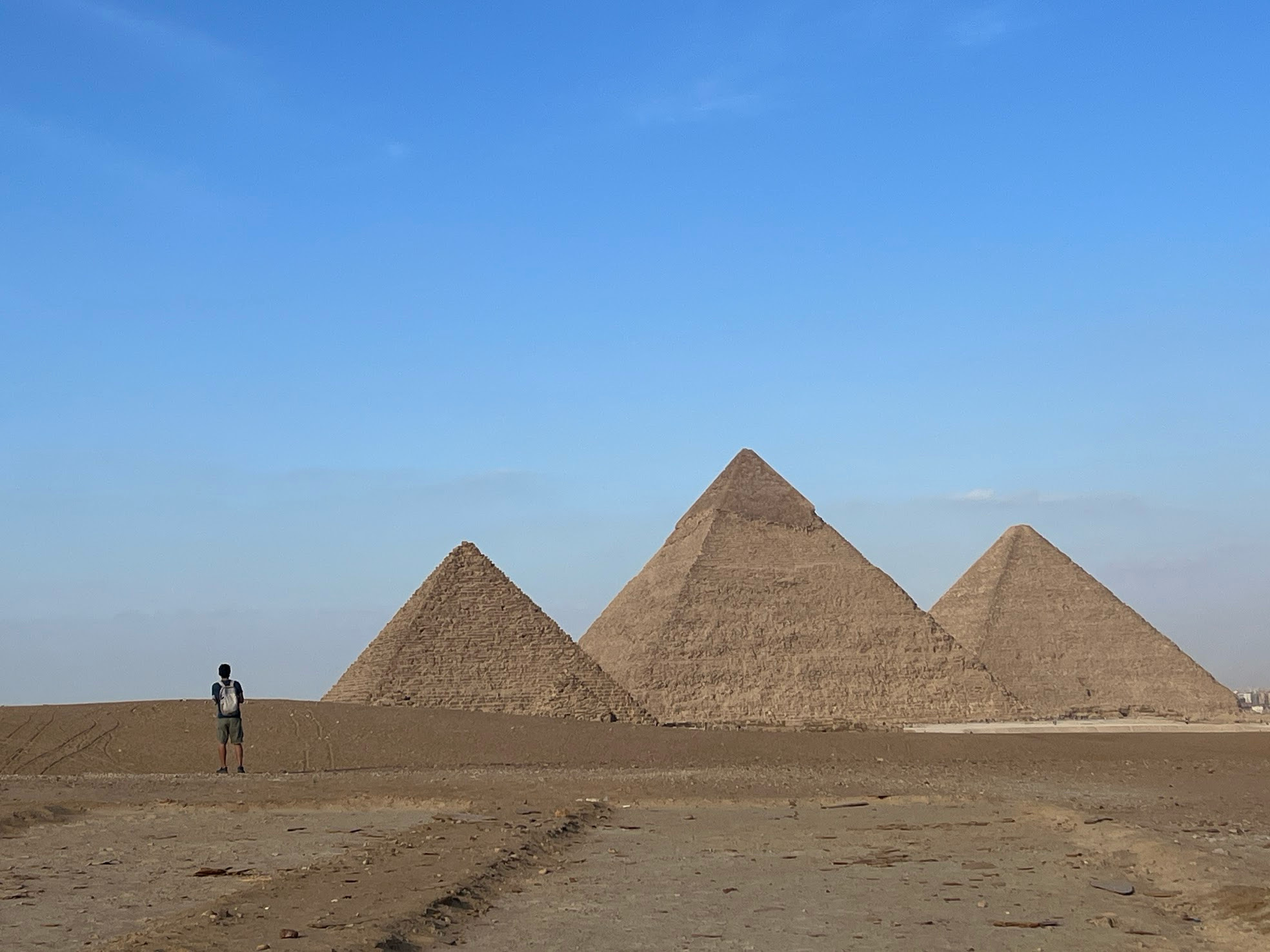 three giza pyramids
