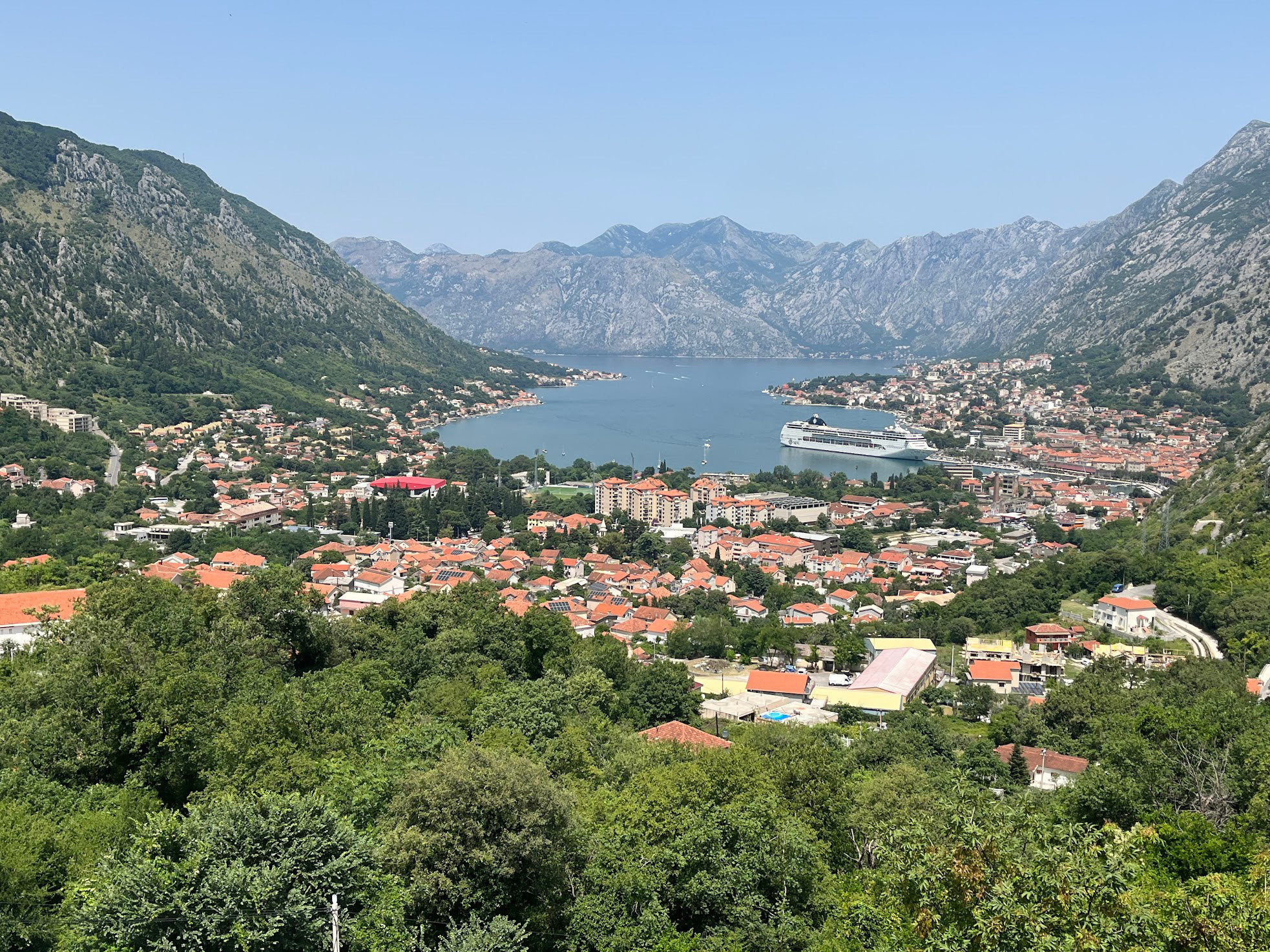 kotor bay view
