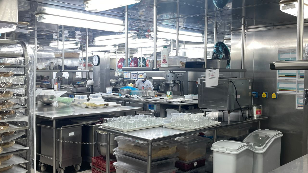 cruise kitchen tour
