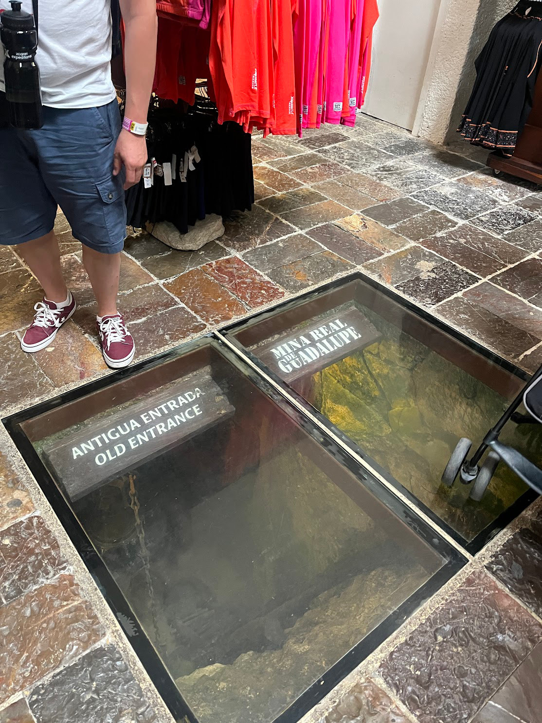 xcaret old mine entrance