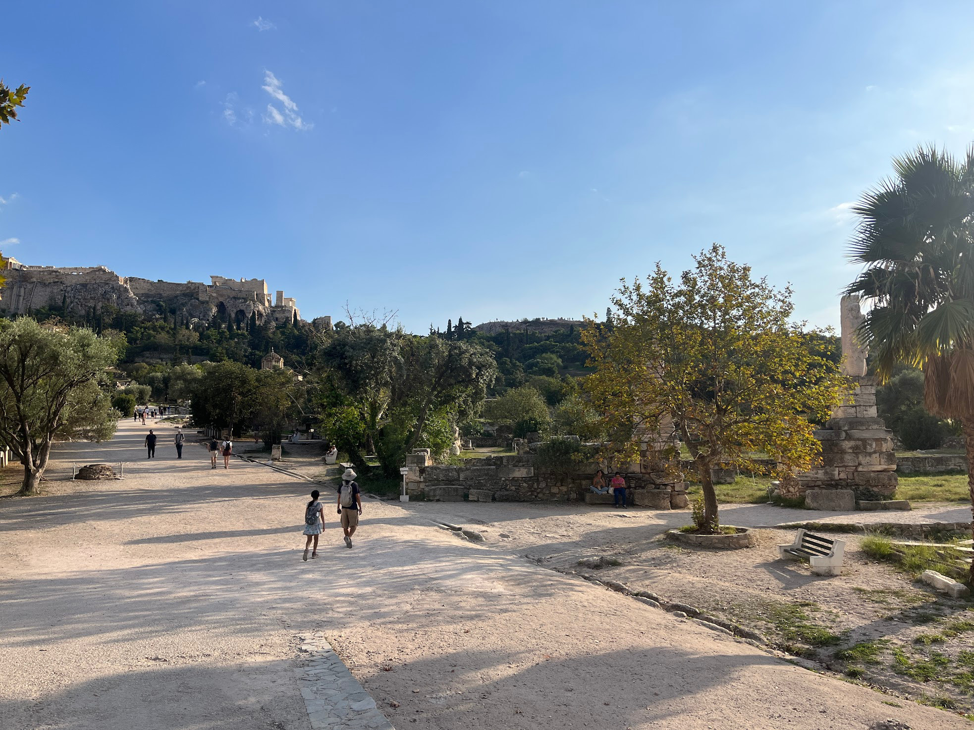 athens agora path