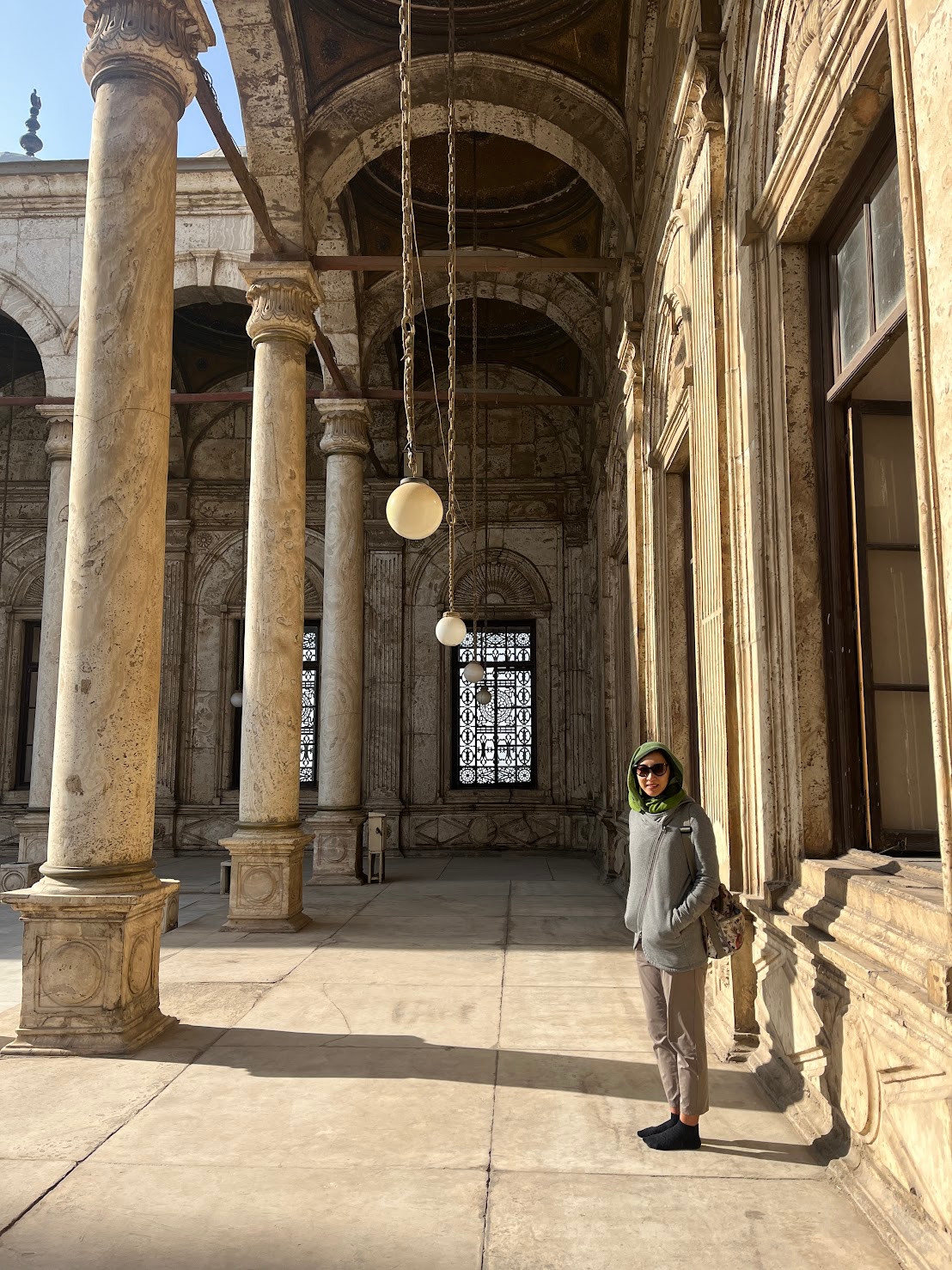 cairo citadle mosque arch hall