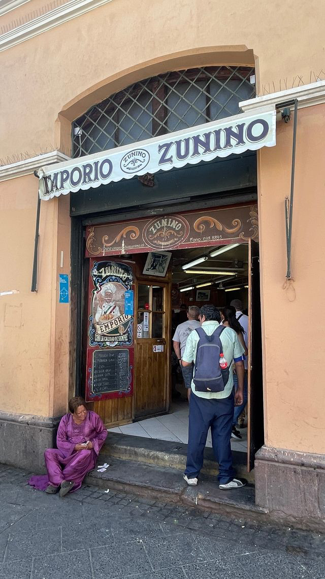 santiago empanada entrance