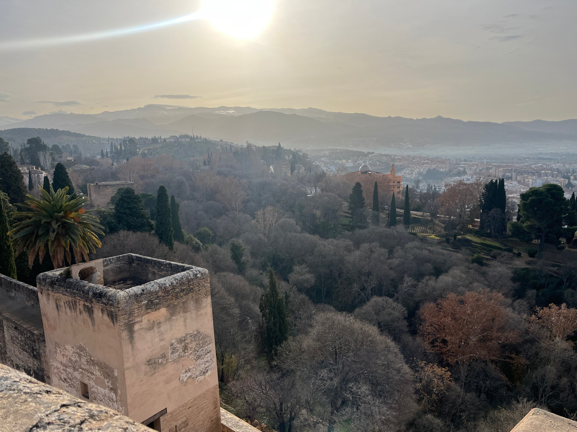 granada fortress view