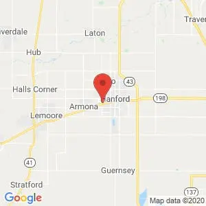Budget Mini Storage – Hanford map