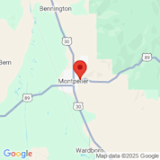Map for KOA - Montpelier Creek KOA Campground
