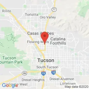 American Self Storage – Tucson map