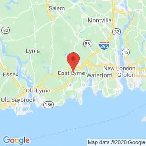 East Lyme map
