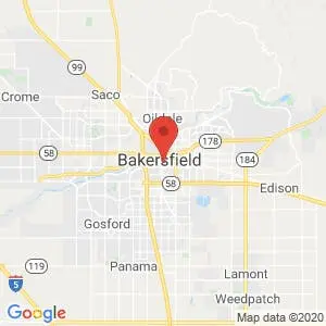 Bakersfield map