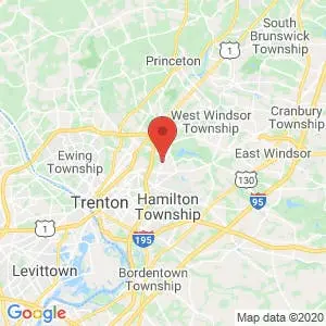 Extra Space Storage – Trenton map