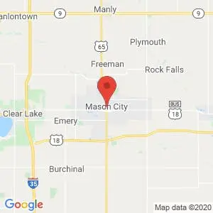 Mason City map