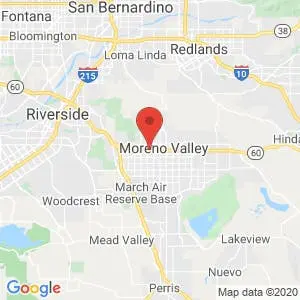 U-Haul Moving & Storage of Moreno Valley  map