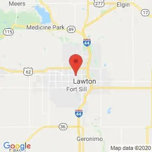 Lawton Ft. Sill Storage map