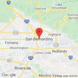 San Bernardino map