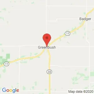 Greenbush map