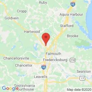 Falls Run Self Storage map