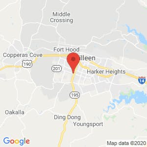 Killeen Storage Solutions map