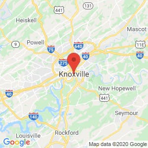 Knoxville map