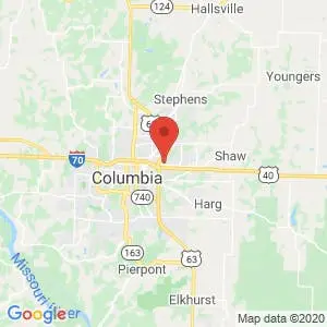 Columbia Storage Depot map