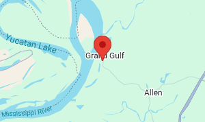 Map for Grand Gulf Military Monument State Park