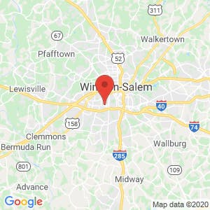 Public Storage Winston-Salem map