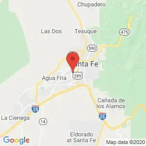 Santa Fe Self Storage – Third Street map