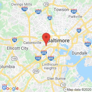 Prime Storage – Baltimore map