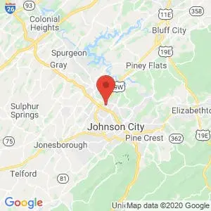 U-Haul Moving and Storage of Johnson City  map