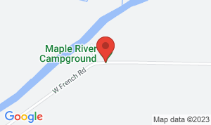 Map for Maple River Campground