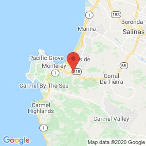 Monterey Hi-way Self Storage map