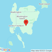 Map for Washington Island Camping Retreat