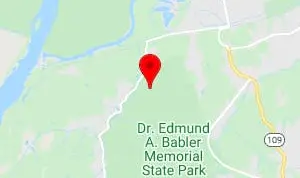 Map for Dr. Edmund A. Babler Memorial State Park