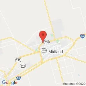 Easy Stop Storage Midland North map