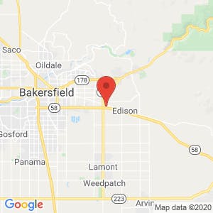 Bakersfield RV and Boat Storage map