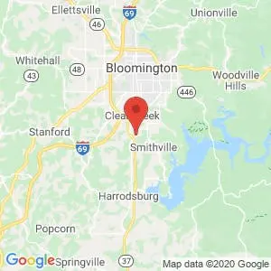 Bloomington South Storage map