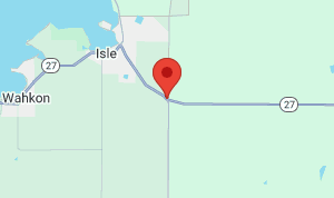 Map for South Isle Family Campground