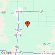 Map for Amishville USA Campground