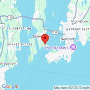 Map for Fort Getty Camping and Recreation Area