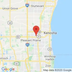 Kenosha Storage map
