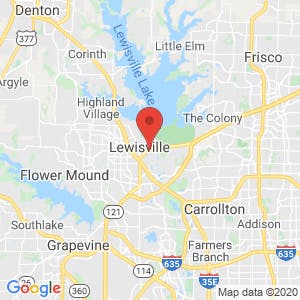 U-Haul Moving & Storage of Lake Lewisville map