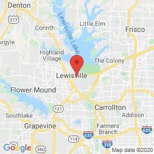 U-Haul Moving & Storage of Lake Lewisville map