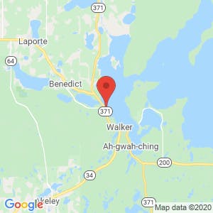 Shores of Leech Lake Marina, RV Sites & Cottages map