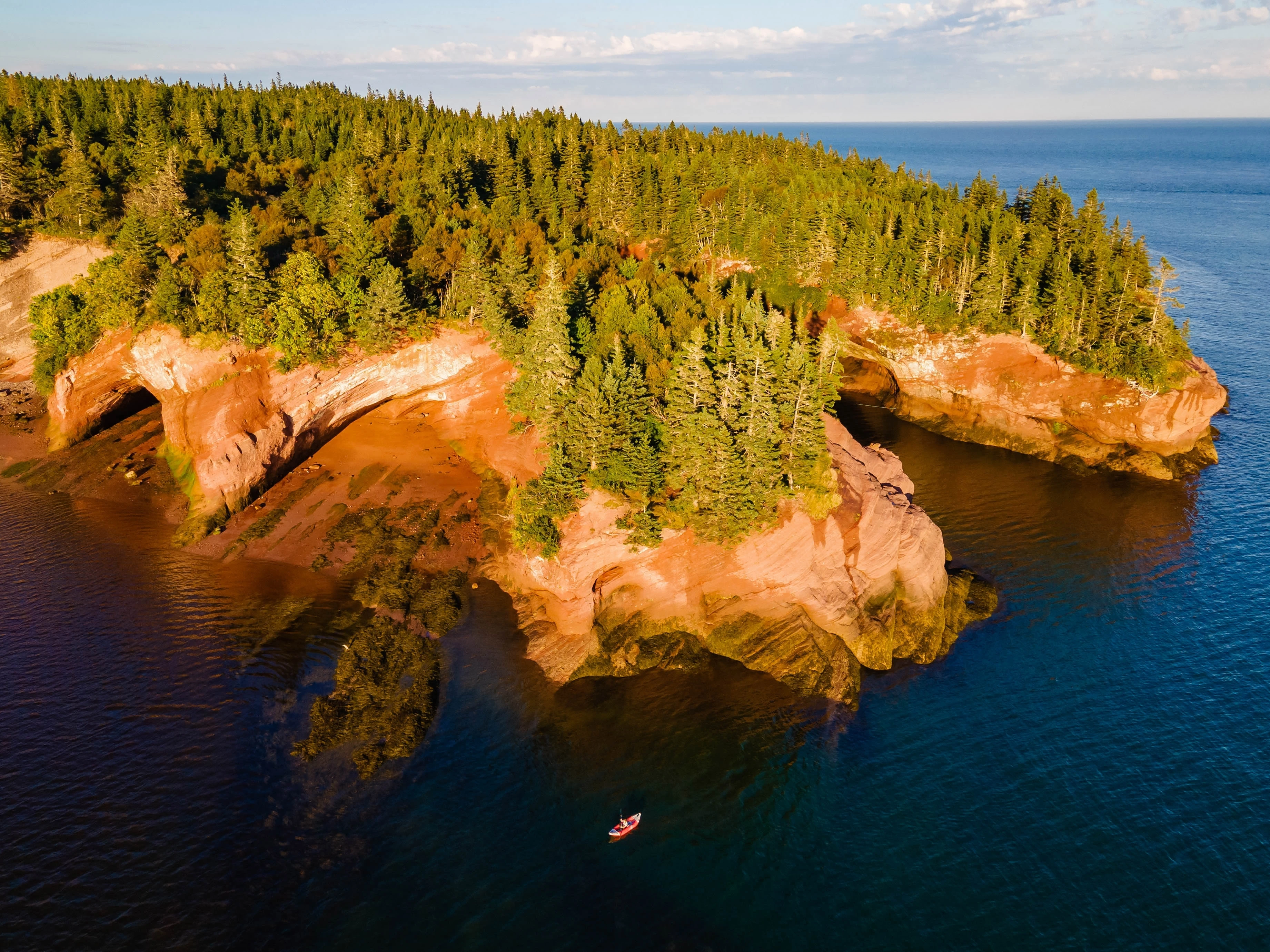 A view of Fundy National Park of Canada