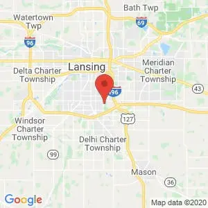 Lansing Cottonwood Campground map