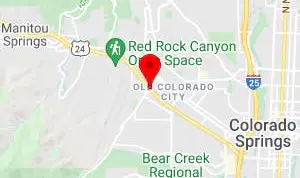 Map for Goldfield RV Campground