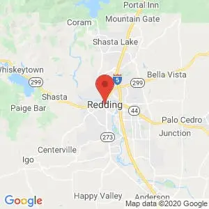 Redding map