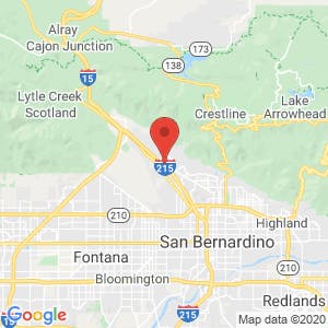 Universal SS – San Bernardino map