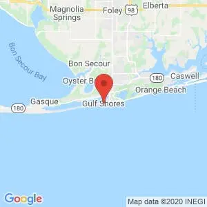 Gulf Shores map