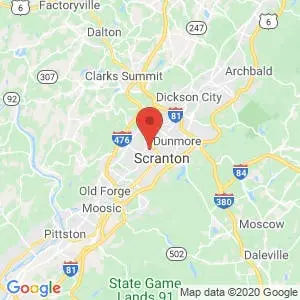 U-Haul Moving & Storage of Scranton map